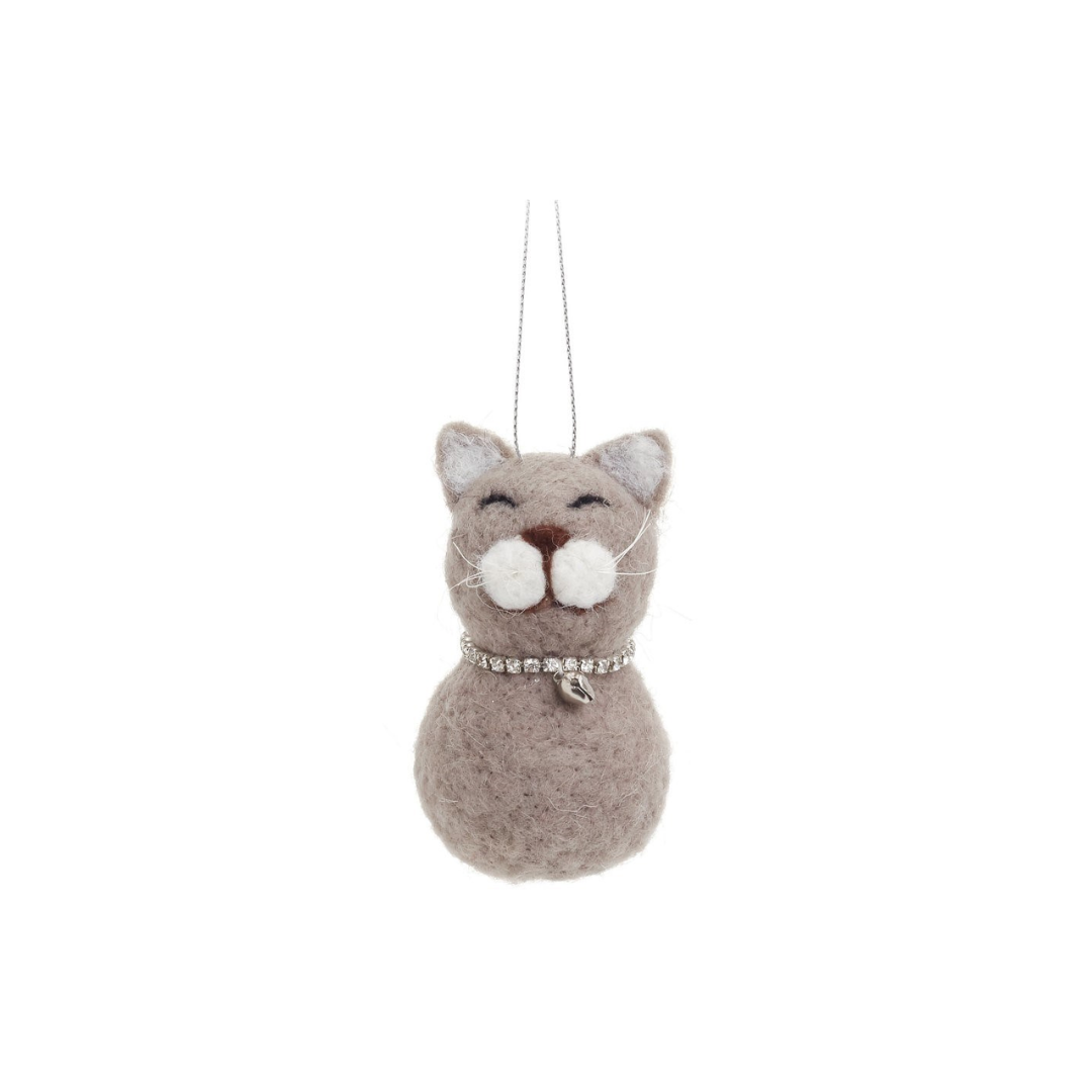 Grey Kitty Ornament