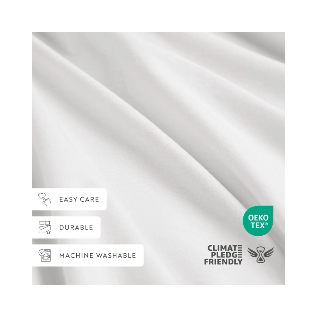 White Okeo-Tex Cotton Sheet Set
