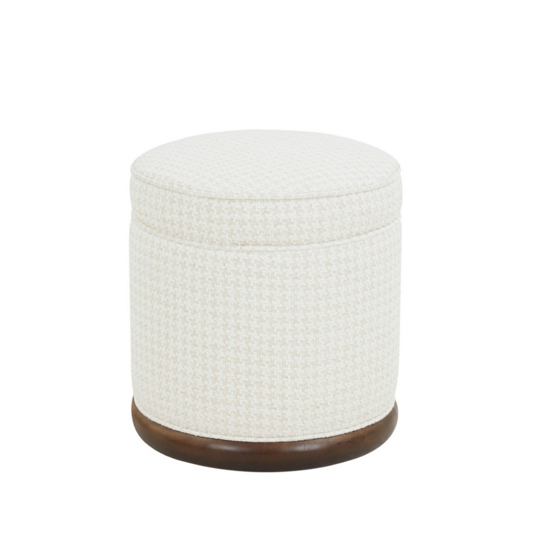 Fiorelli Round Boucle Ottoman