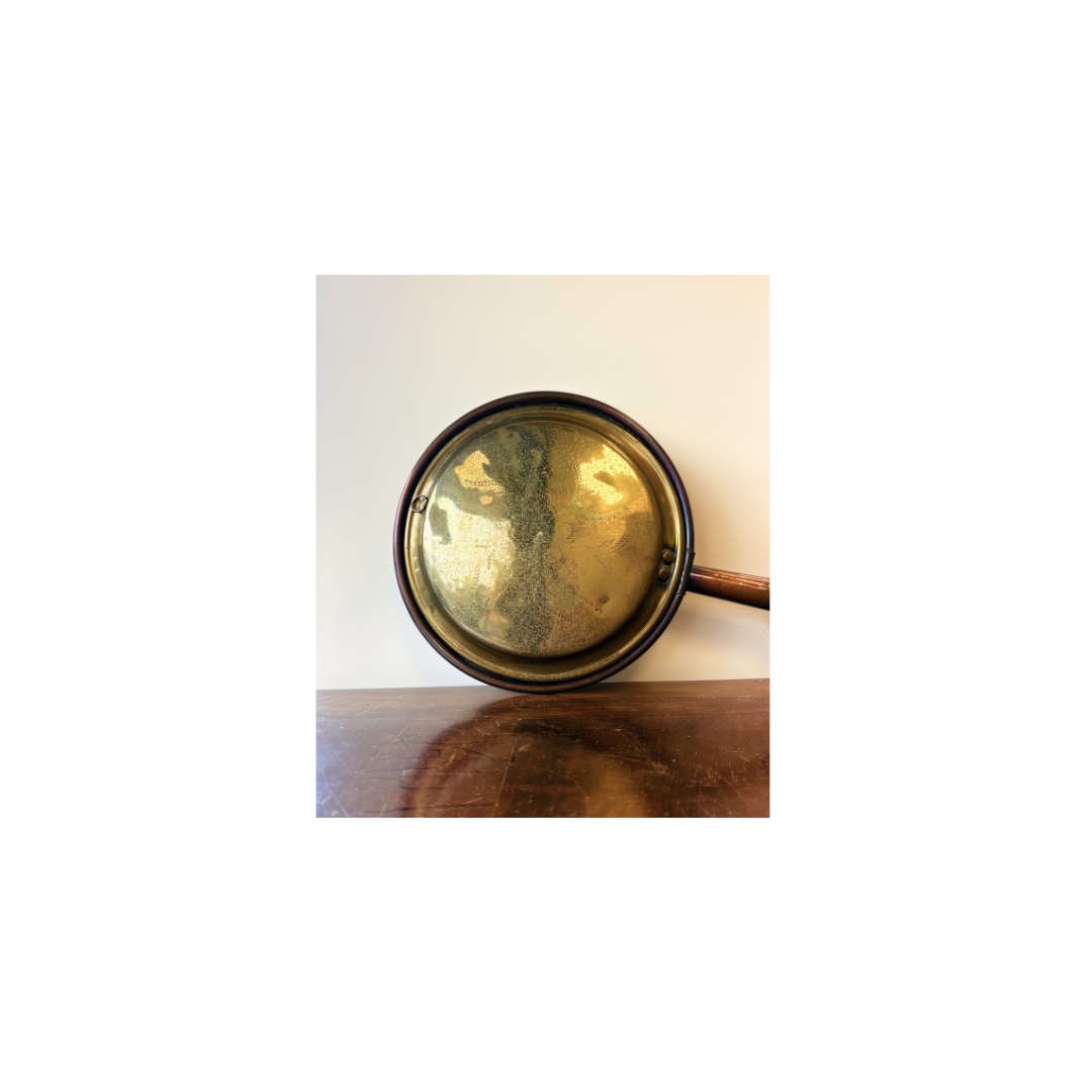 Found Brass Bed Warmer