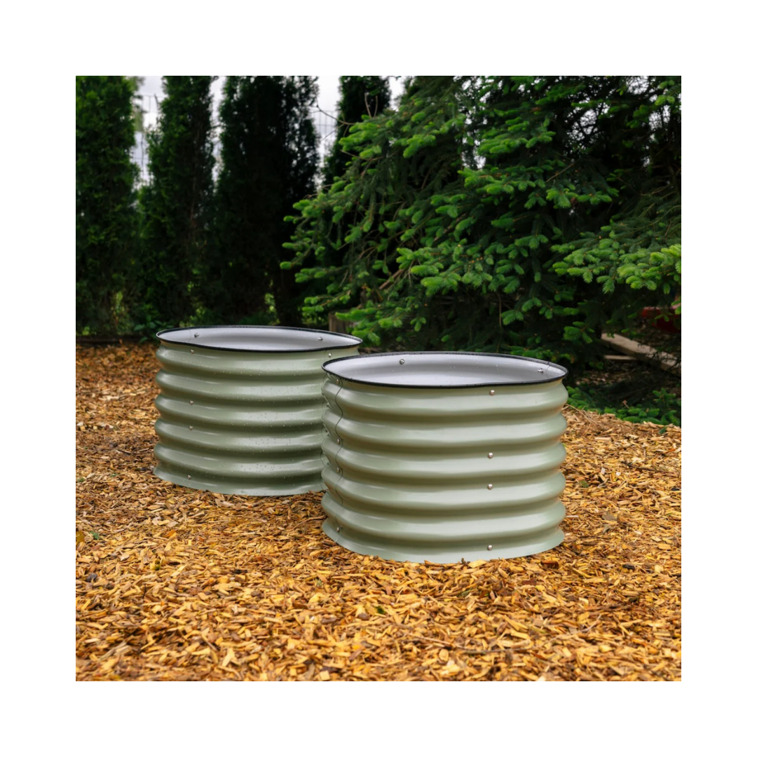 Sproutbox 17&quot; Tall 2 Pack Round Garden Box