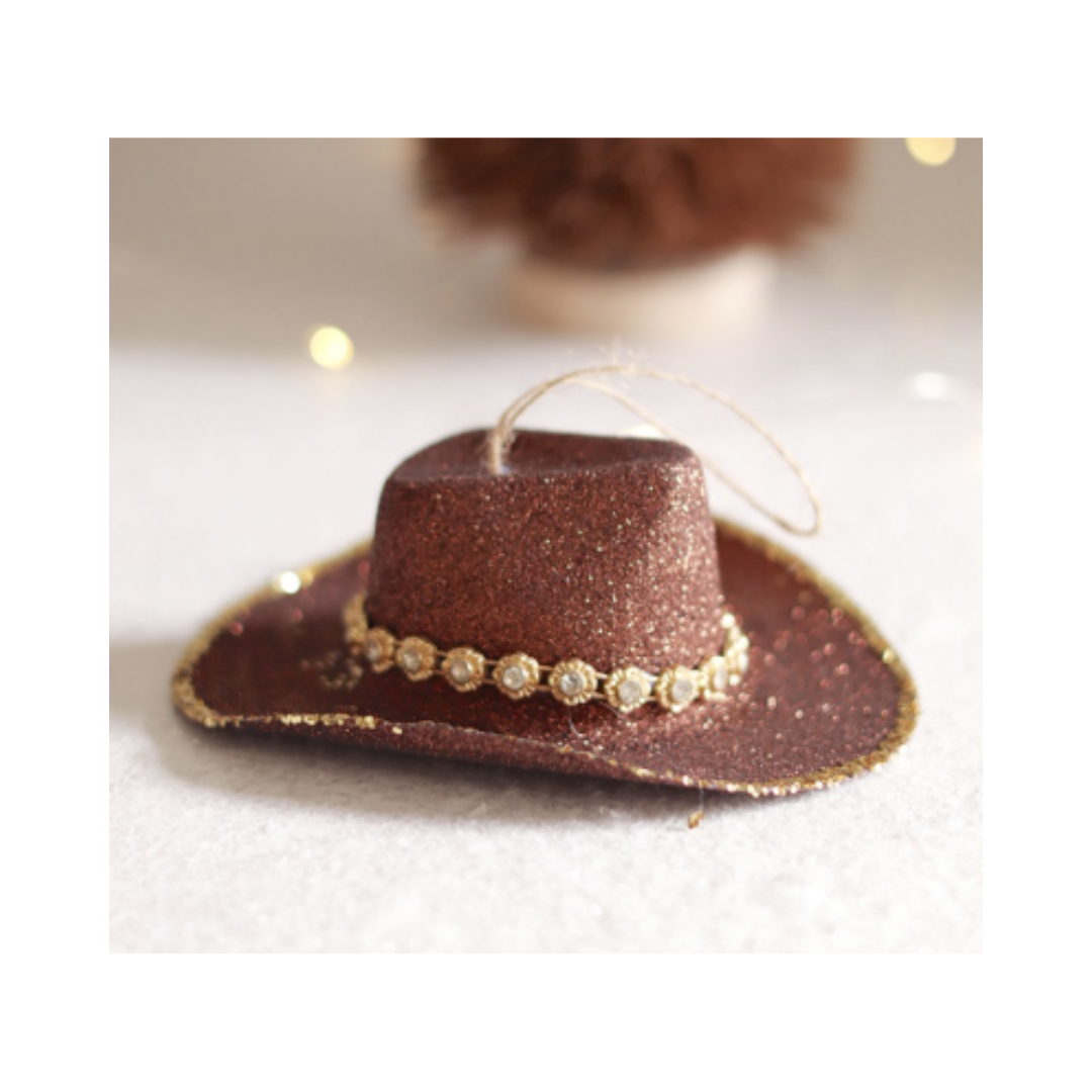 Cowboy Hat Holiday Ornament