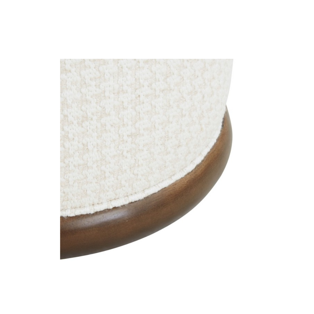 Fiorelli Round Boucle Ottoman