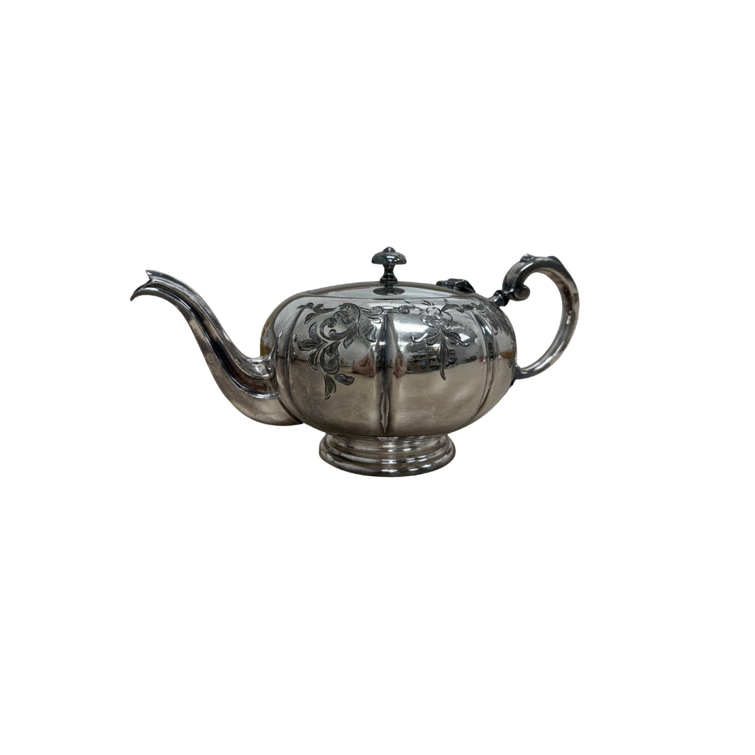 Found Victorian Plate E.P.B.M. 393 Teapot