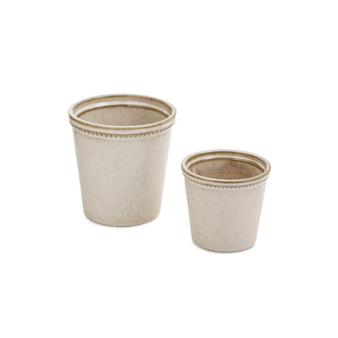 Cream Plant pots