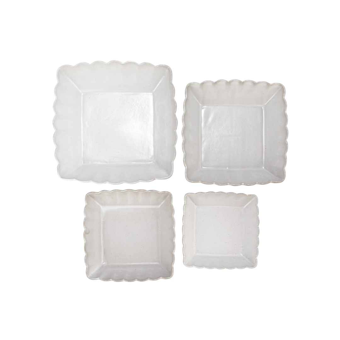 Scalloped Serving Dishes