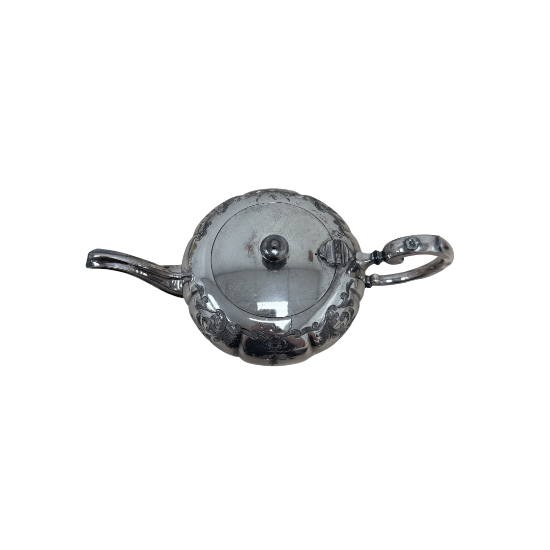 Found Victorian Plate E.P.B.M. 393 Teapot