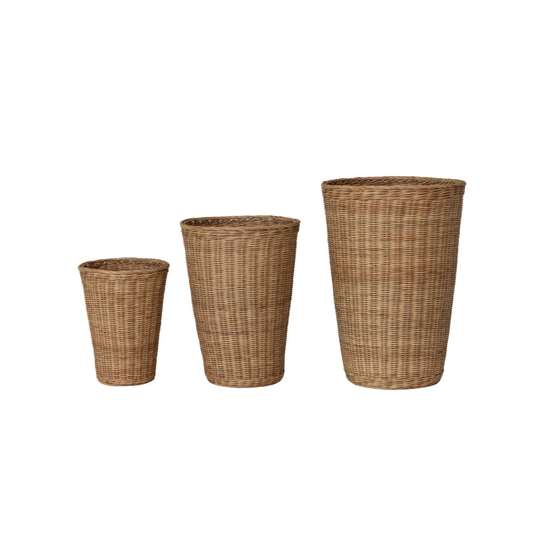 Rattan Slender Basket Planter