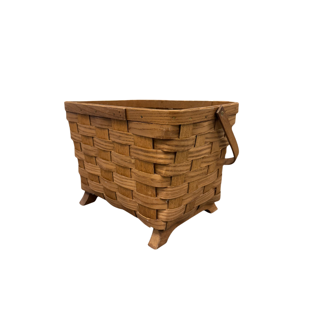 Found Basketville Footed Basket