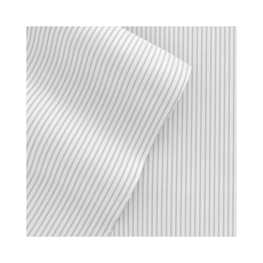 Premium Grey Pinstriped Sheet Set