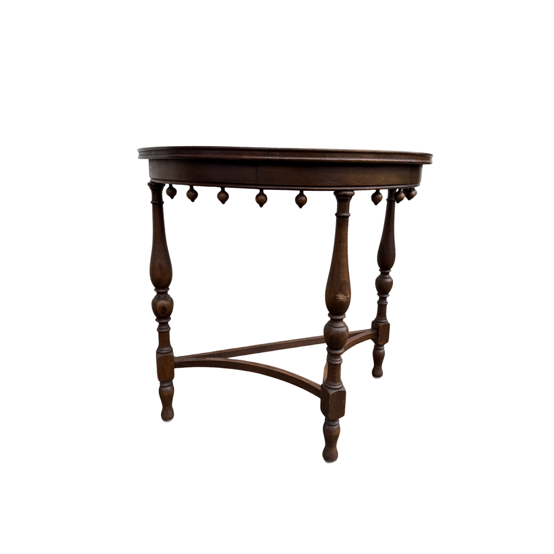 Found Half Moon Side Table