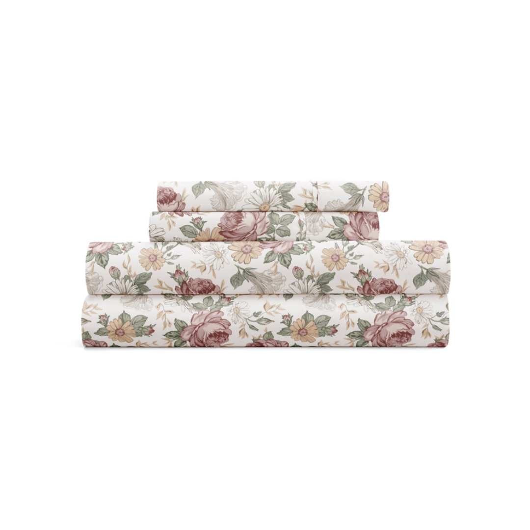 Blooming Floral 4 Piece Sheet Set