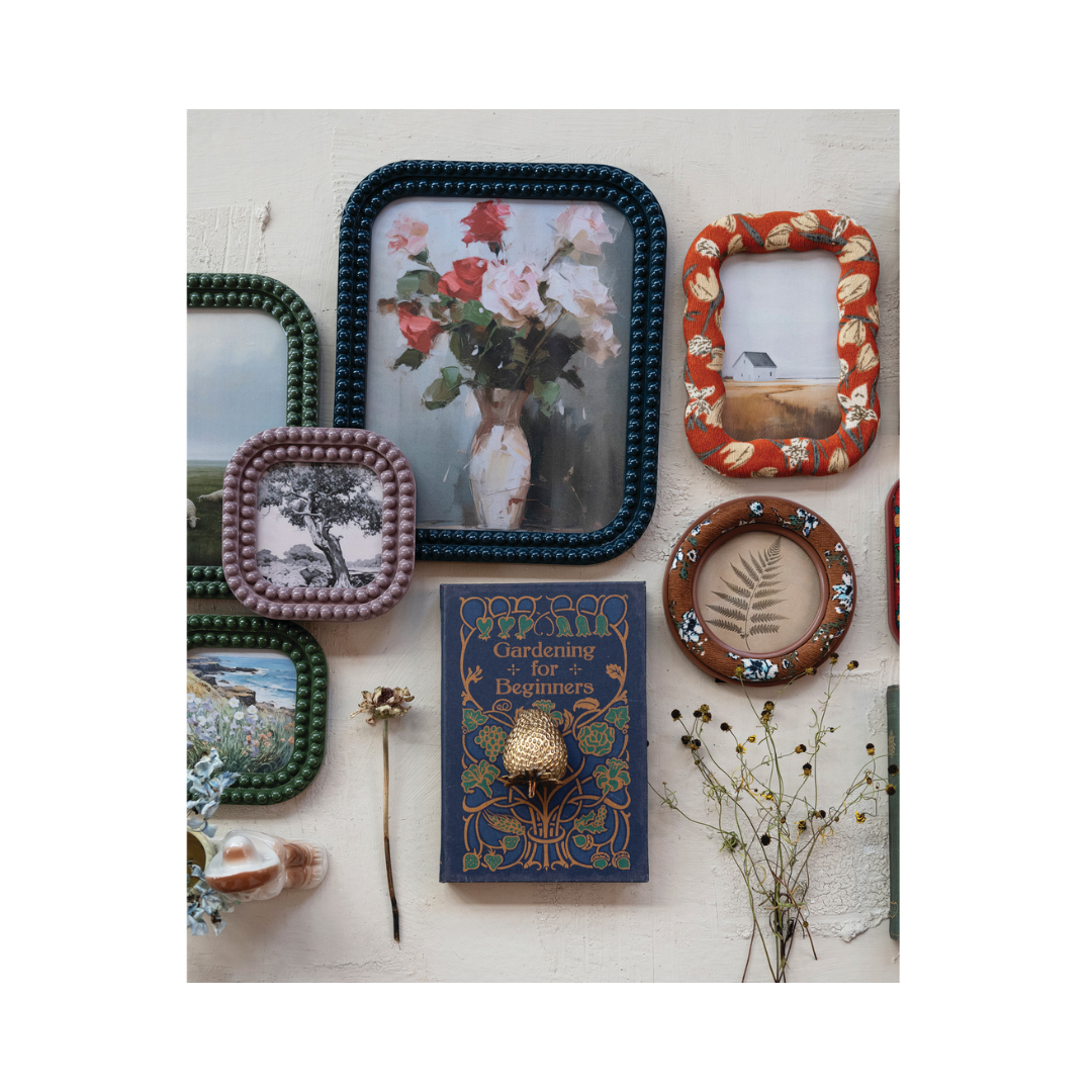 Square Resin Bobbin Photo Frame