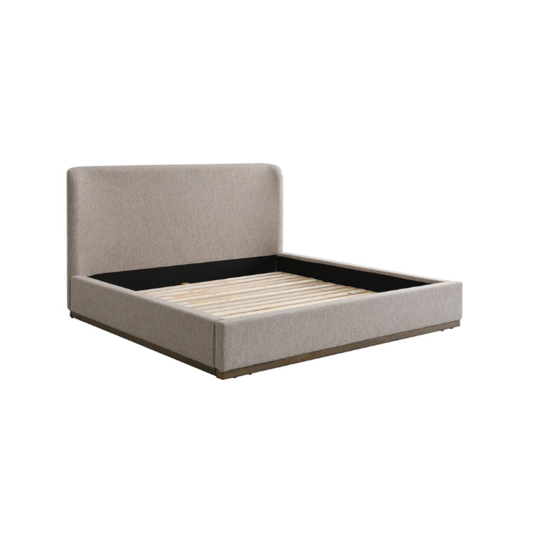 Faye Short Taupe Bed Frame