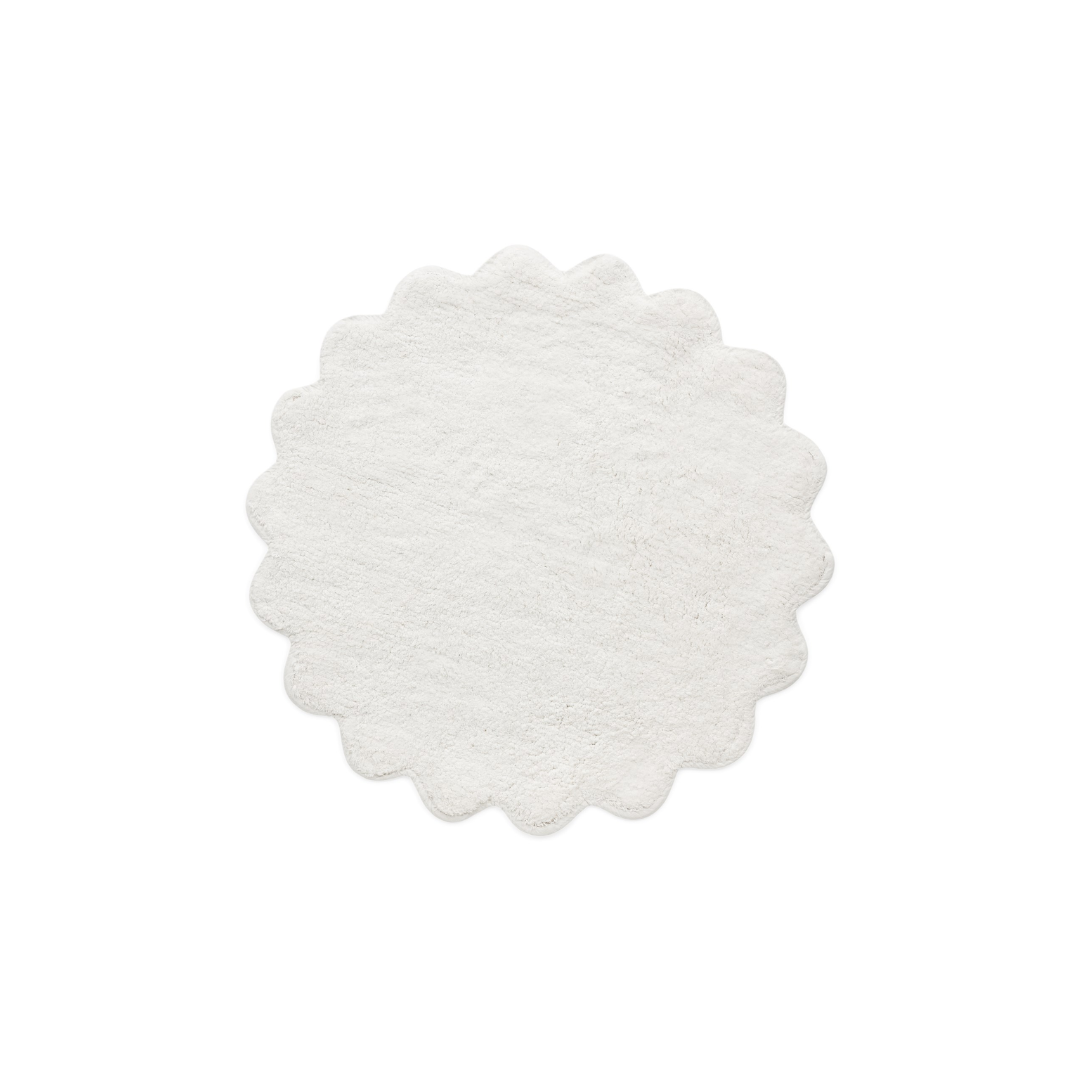 Tufted Scalloped Bathmat