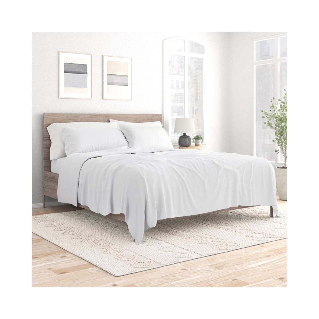 Premium Grey Pinstriped Sheet Set