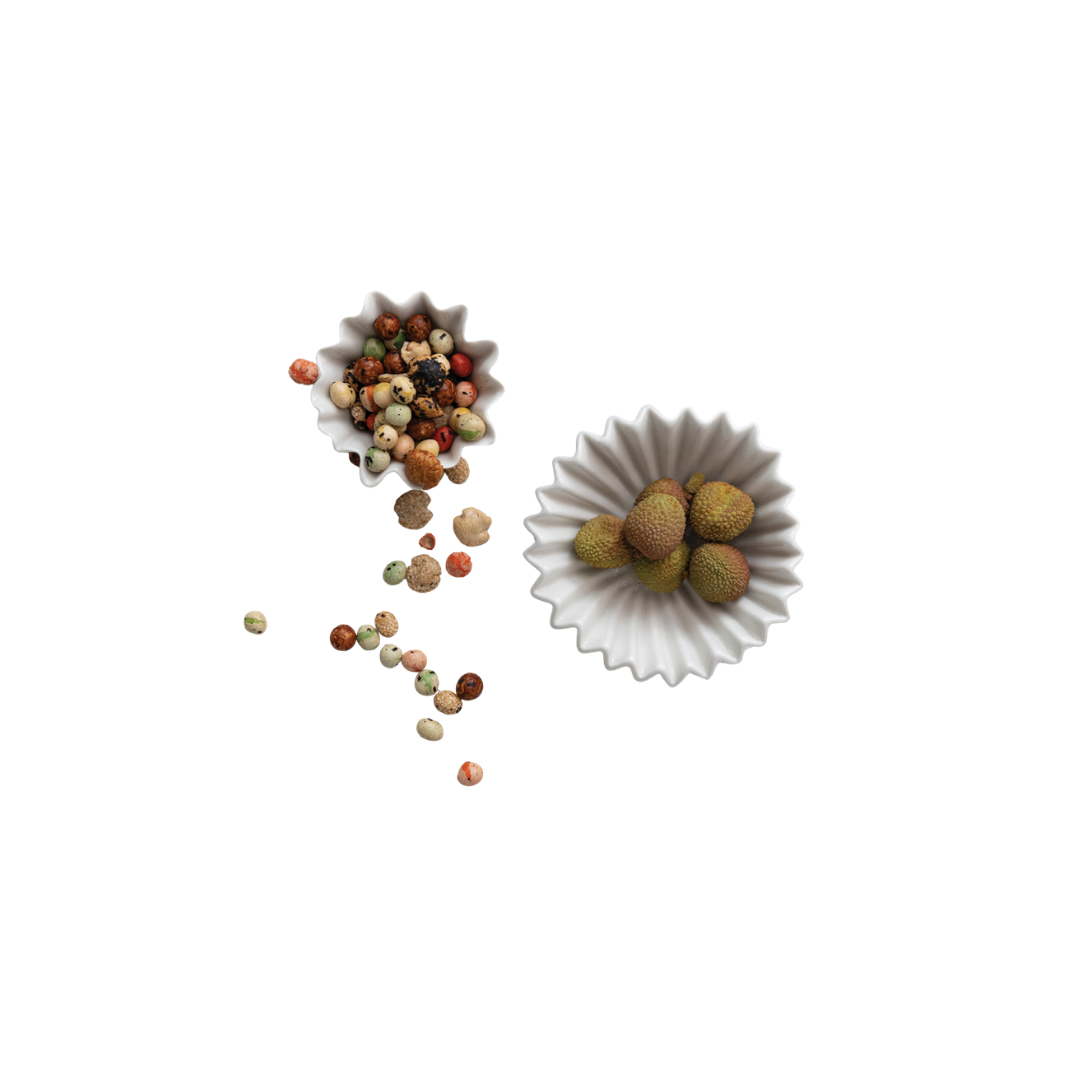 Stoneware Fluted Bowl