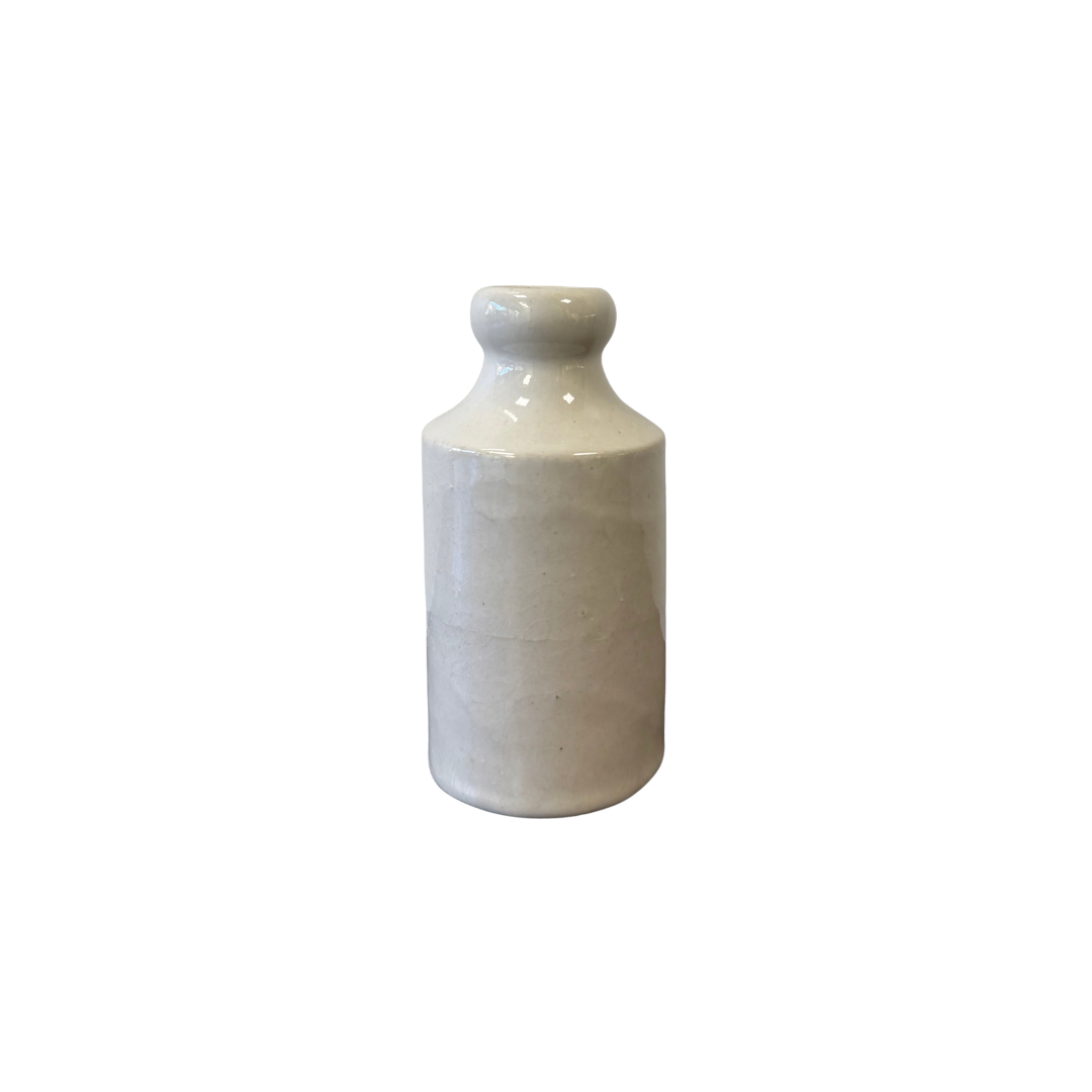 Found Ceramic Ink Pot