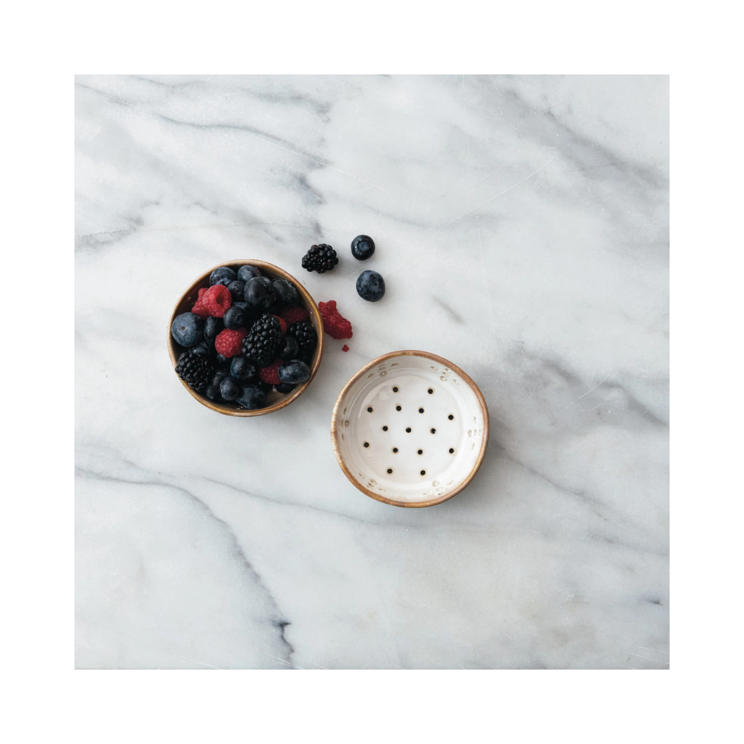 Stoneware Berry Bowls