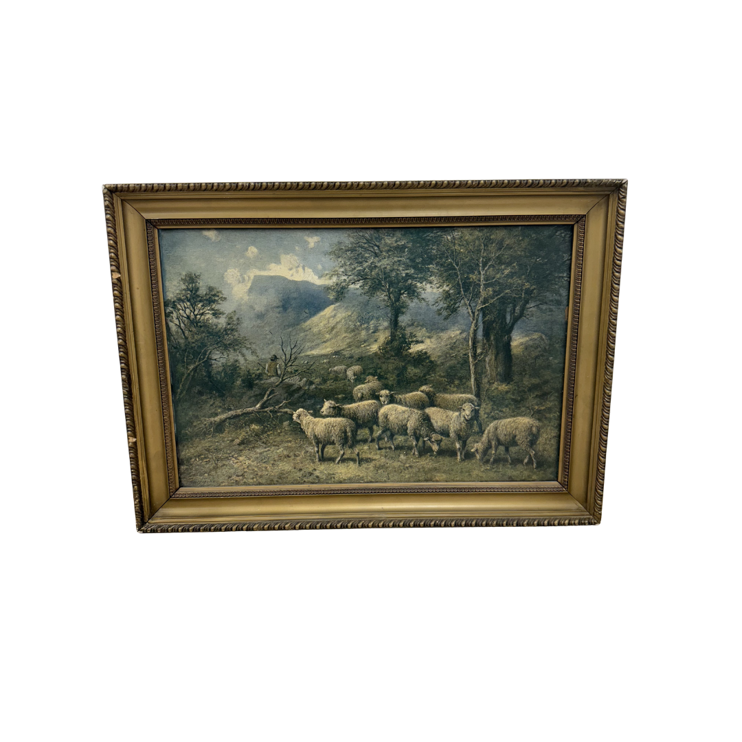 Found Flock in the Highlands Art