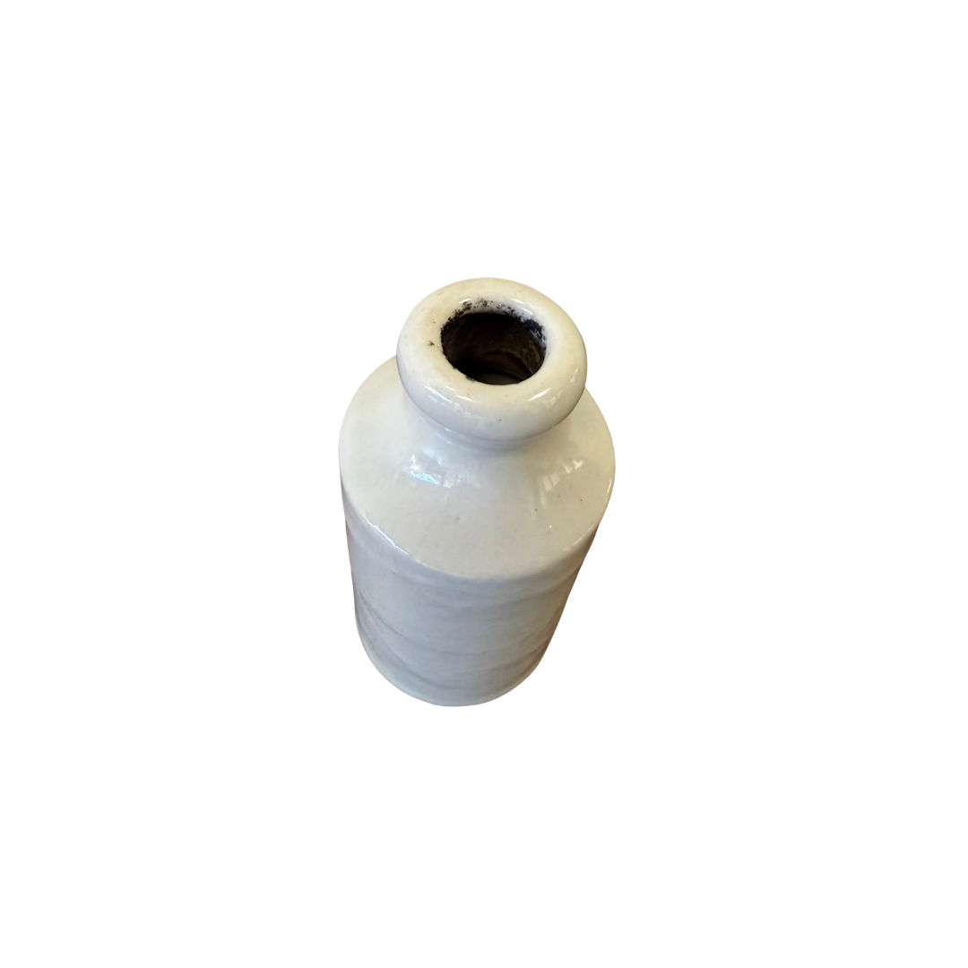 Found Ceramic Ink Pot