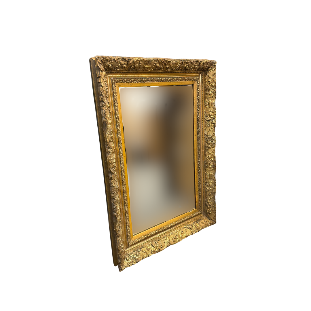 Found Gold Gilded Frame Mirror