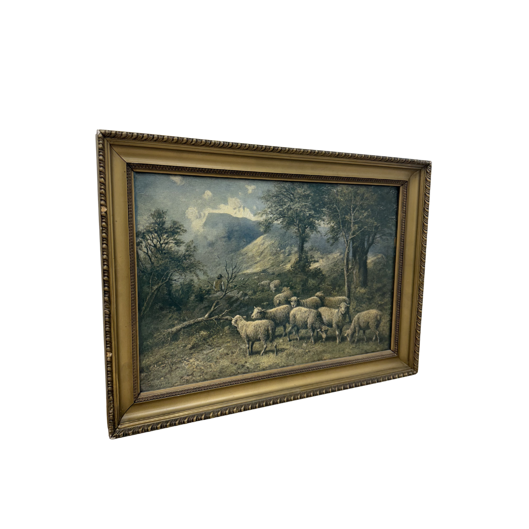 Found Flock in the Highlands Art