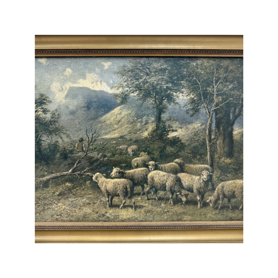 Found Flock in the Highlands Art