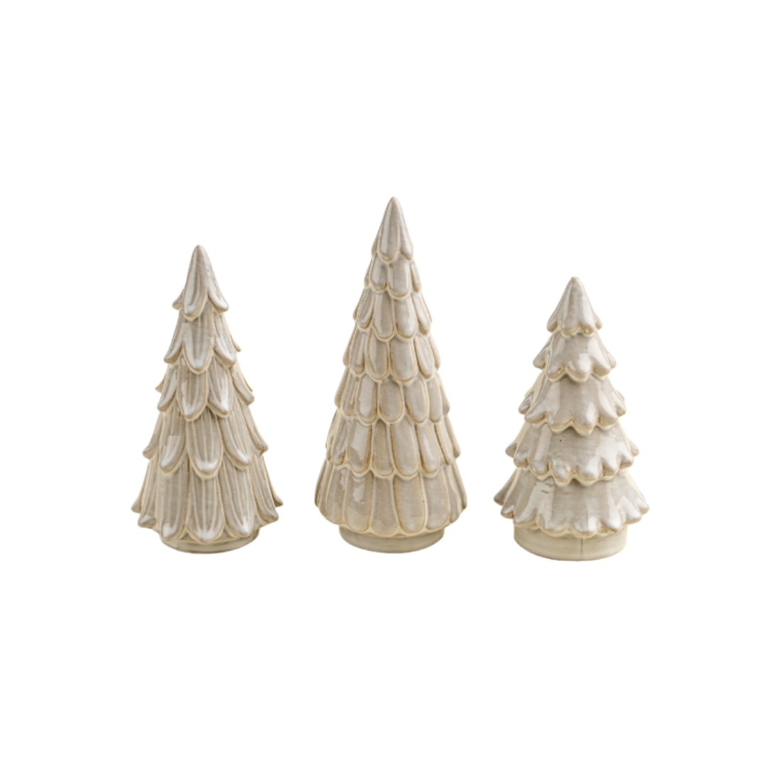 Snowdrift Ceramic Trees