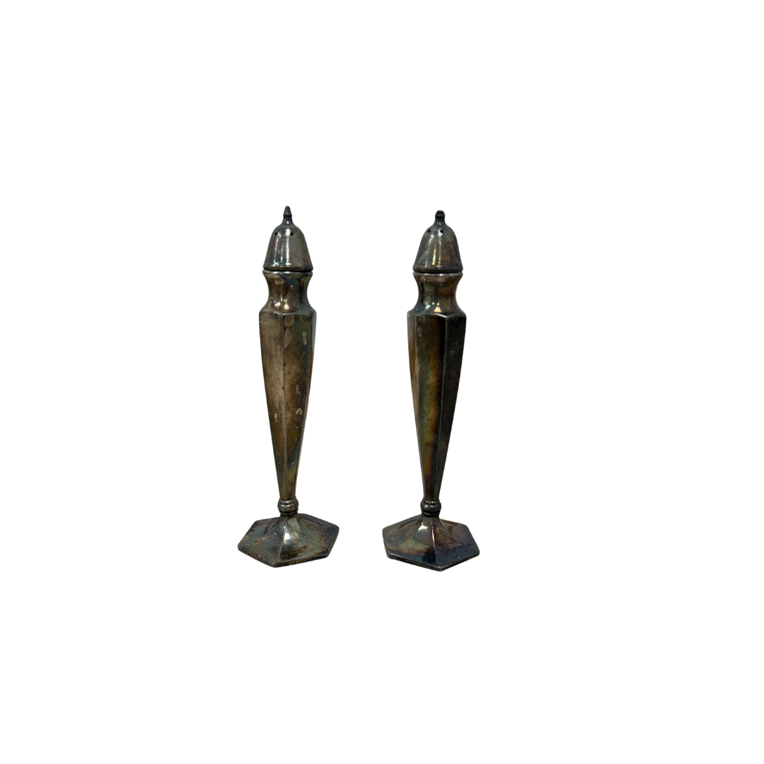 Found Silver Salt &amp; Pepper Shaker Set