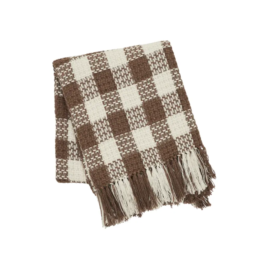 Charlie Check Throw Blanket