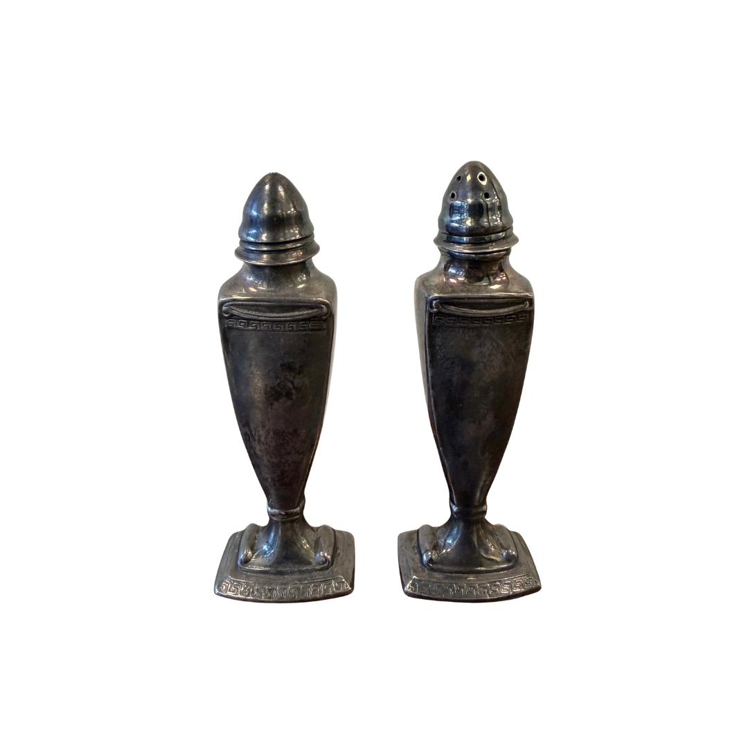 Found Silver-Plated Salt &amp; Pepper Set