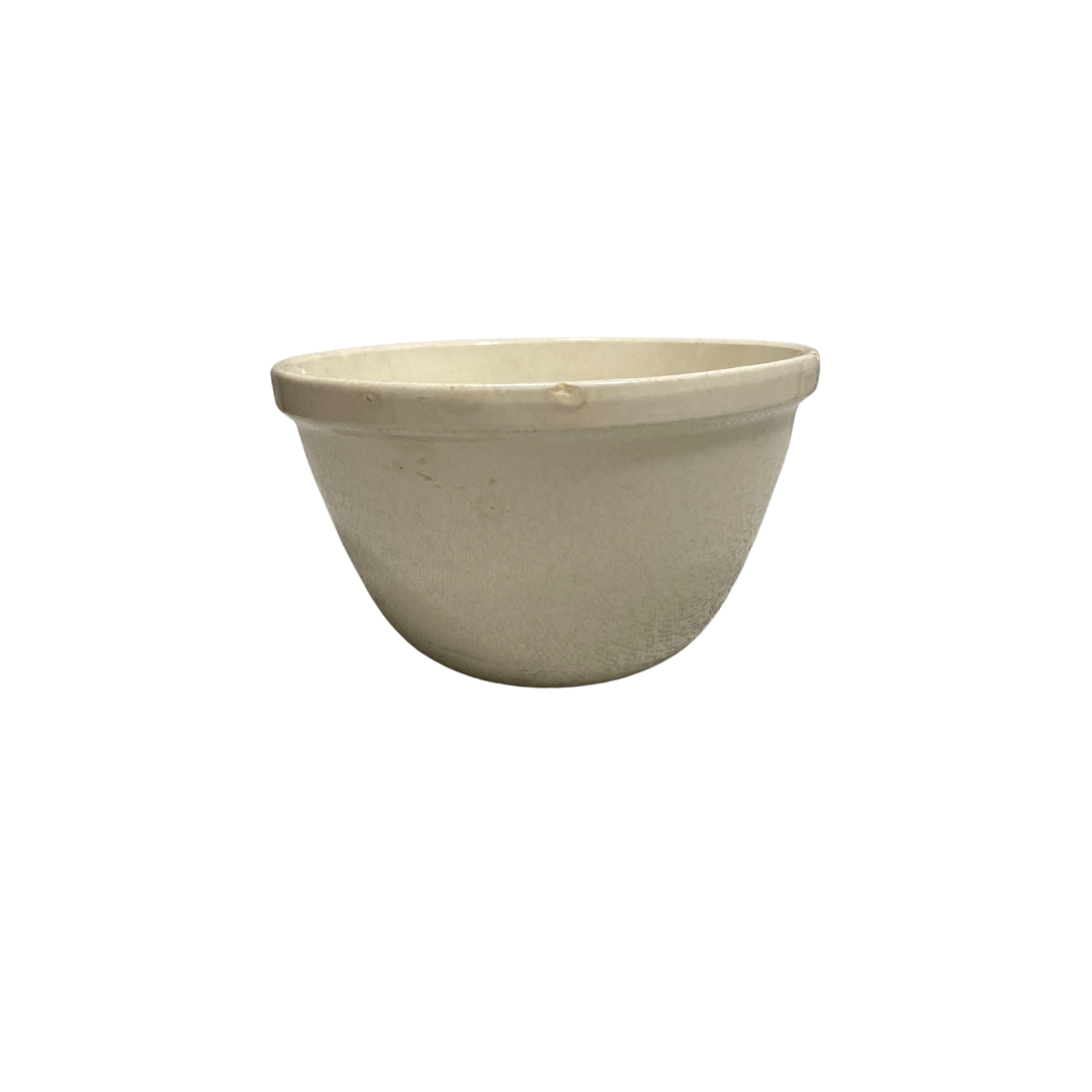 Found White Mixing Bowl- Medium