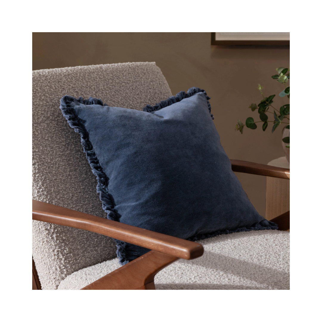 Bertie Ink Velvet Pillow