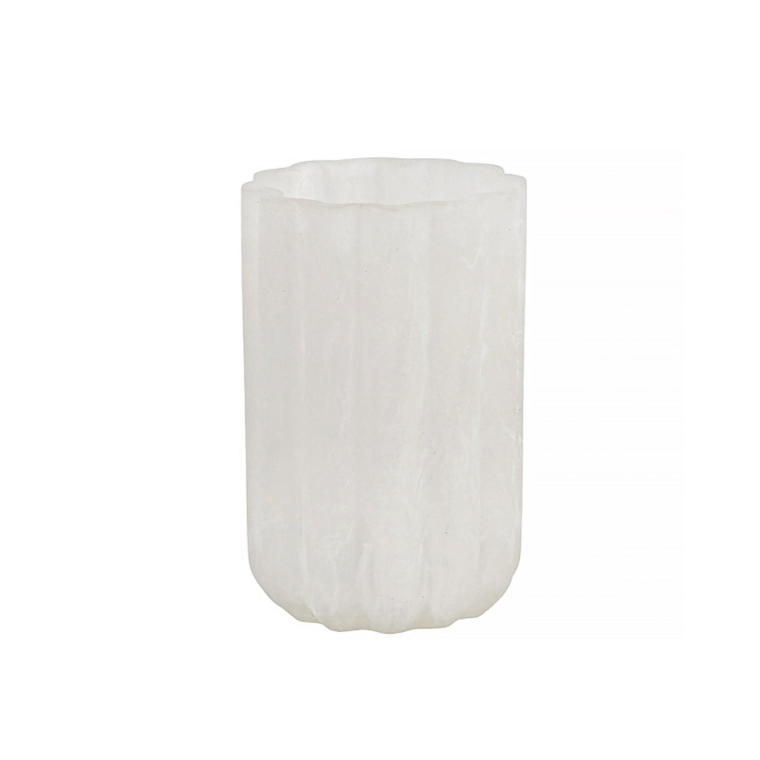 Scalloped Marble Tumbler