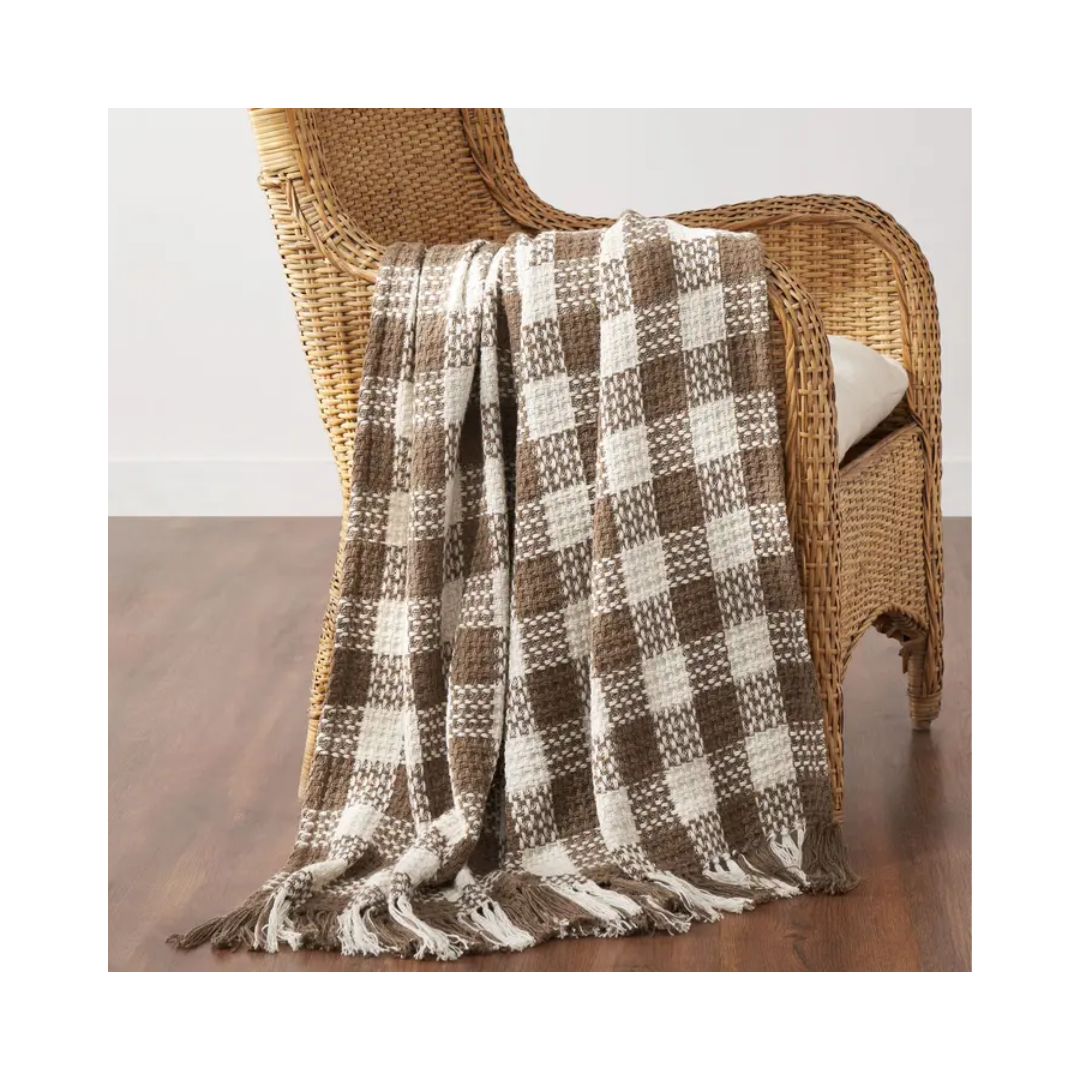 Charlie Check Throw Blanket