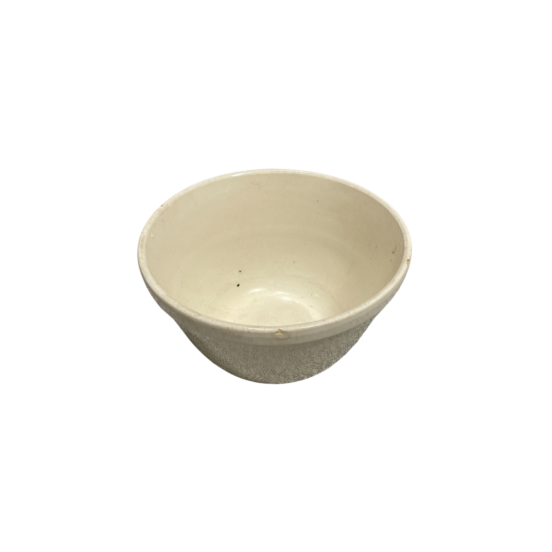 Found White Mixing Bowl- Medium