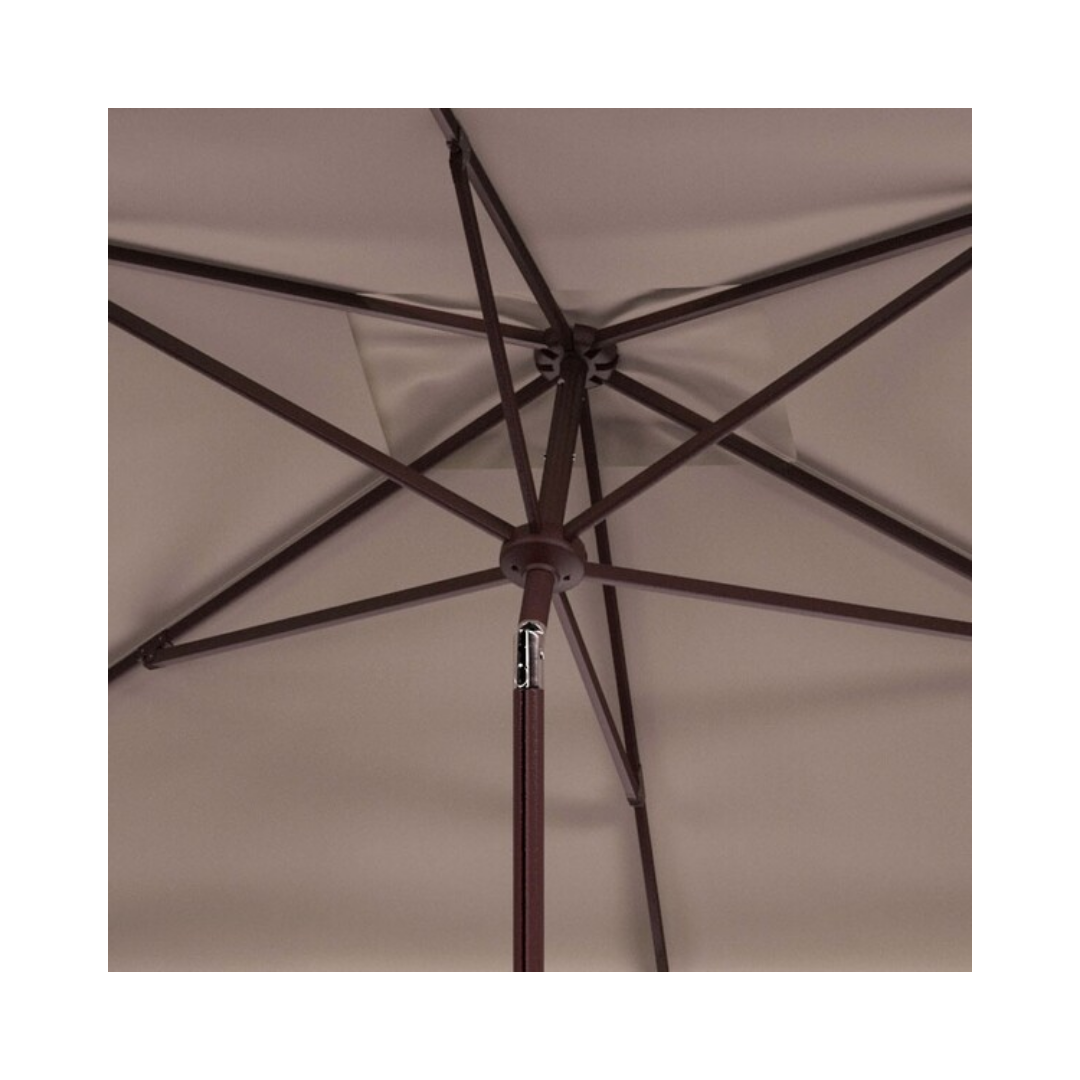 Elegant Valance Outdoor Umbrella - 6.5 FT X 10 FT