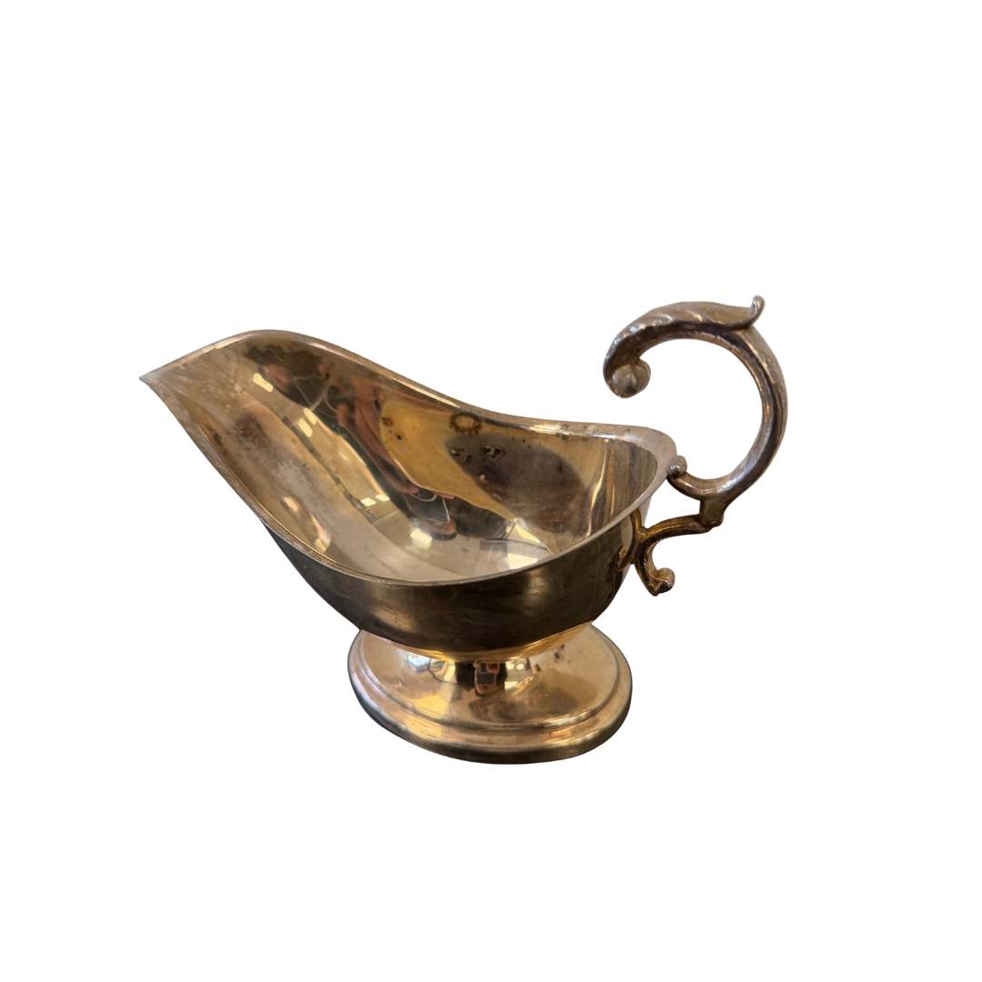 Found Silver Plated Gravy Boat