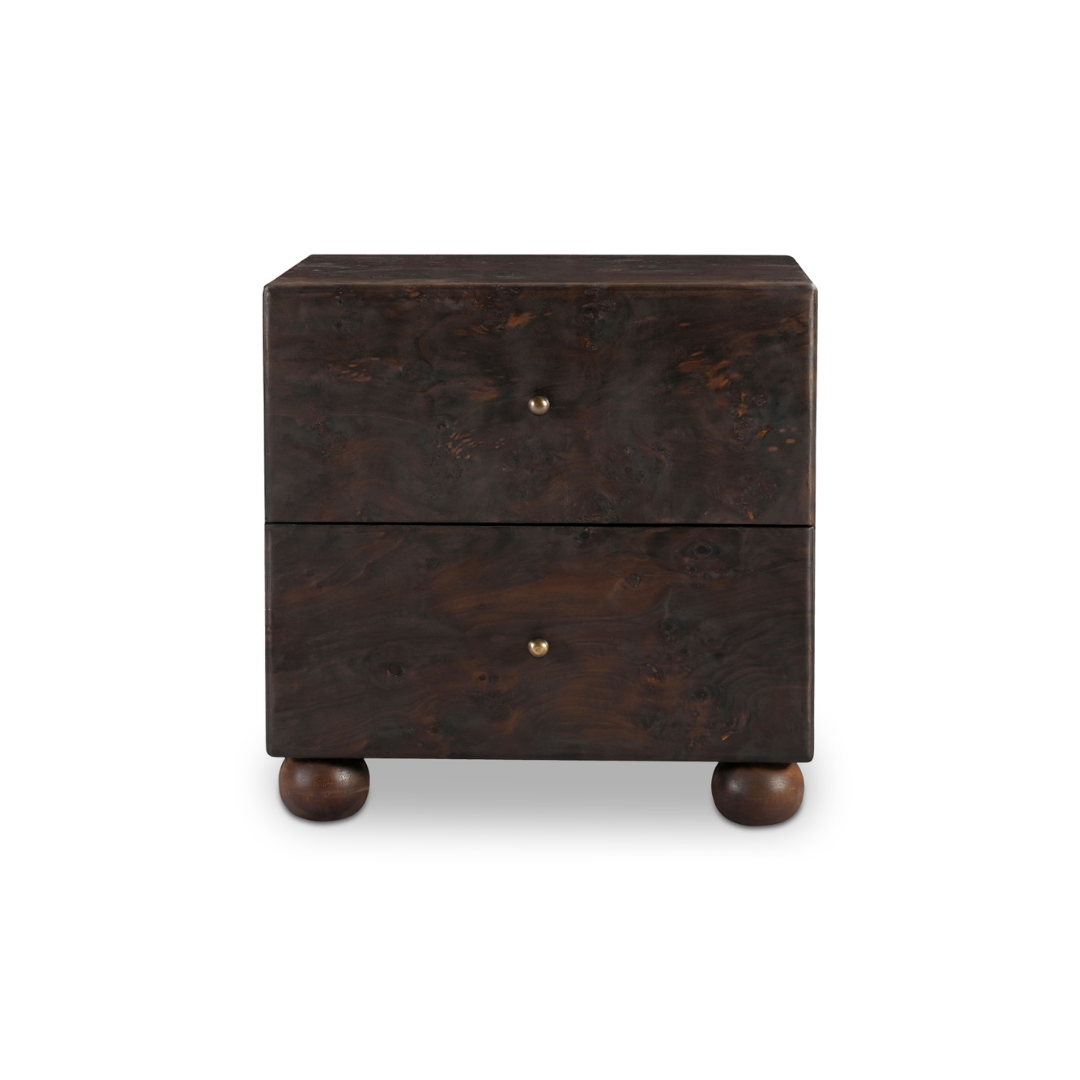 York 2 Drawer Nightstand