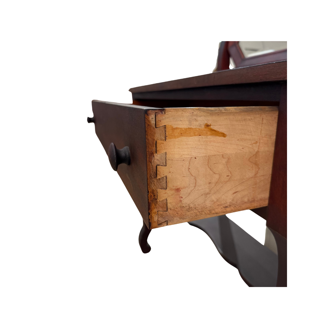 Found 19th Century Dressing Vanity with Mirror