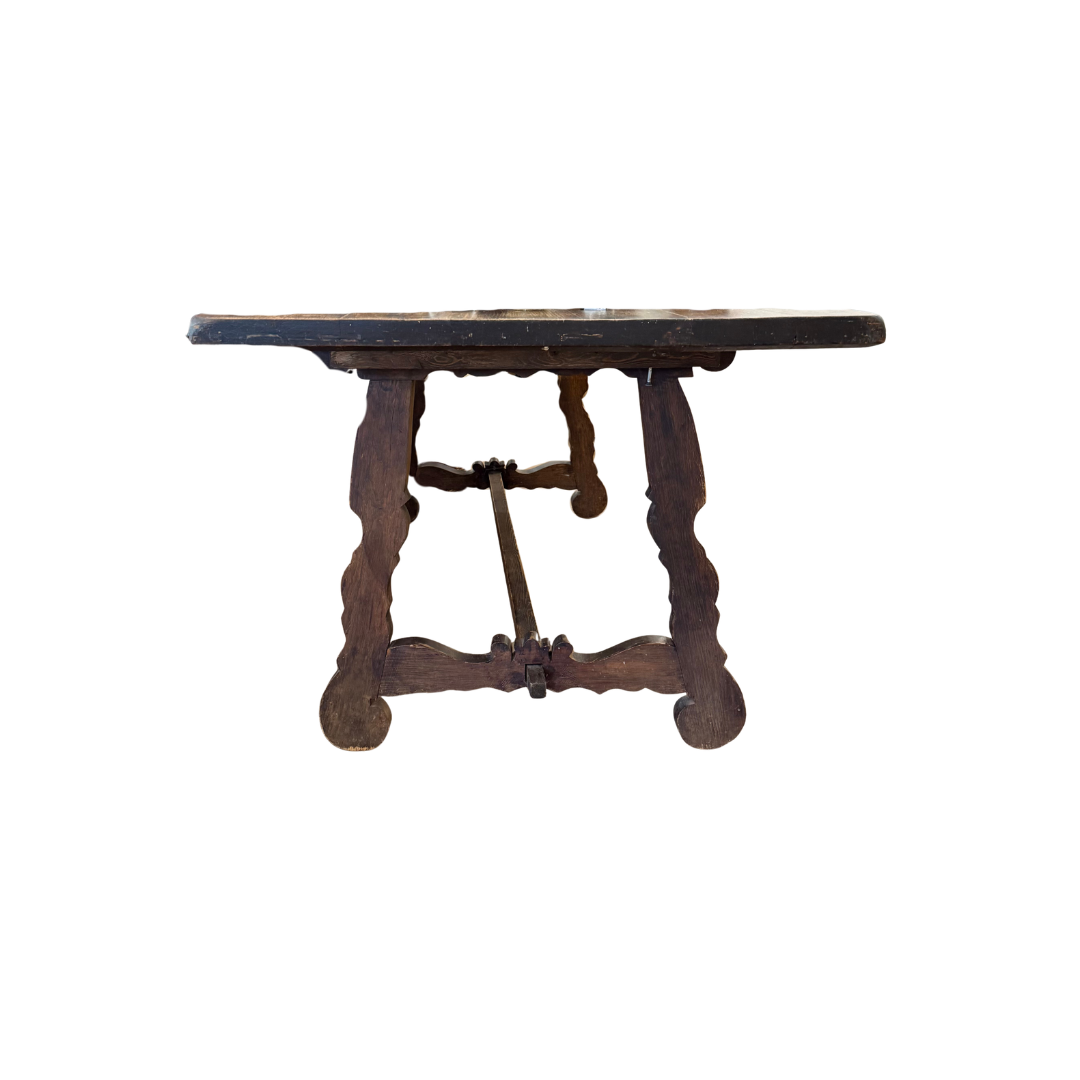 Found Wooden Trestle Table