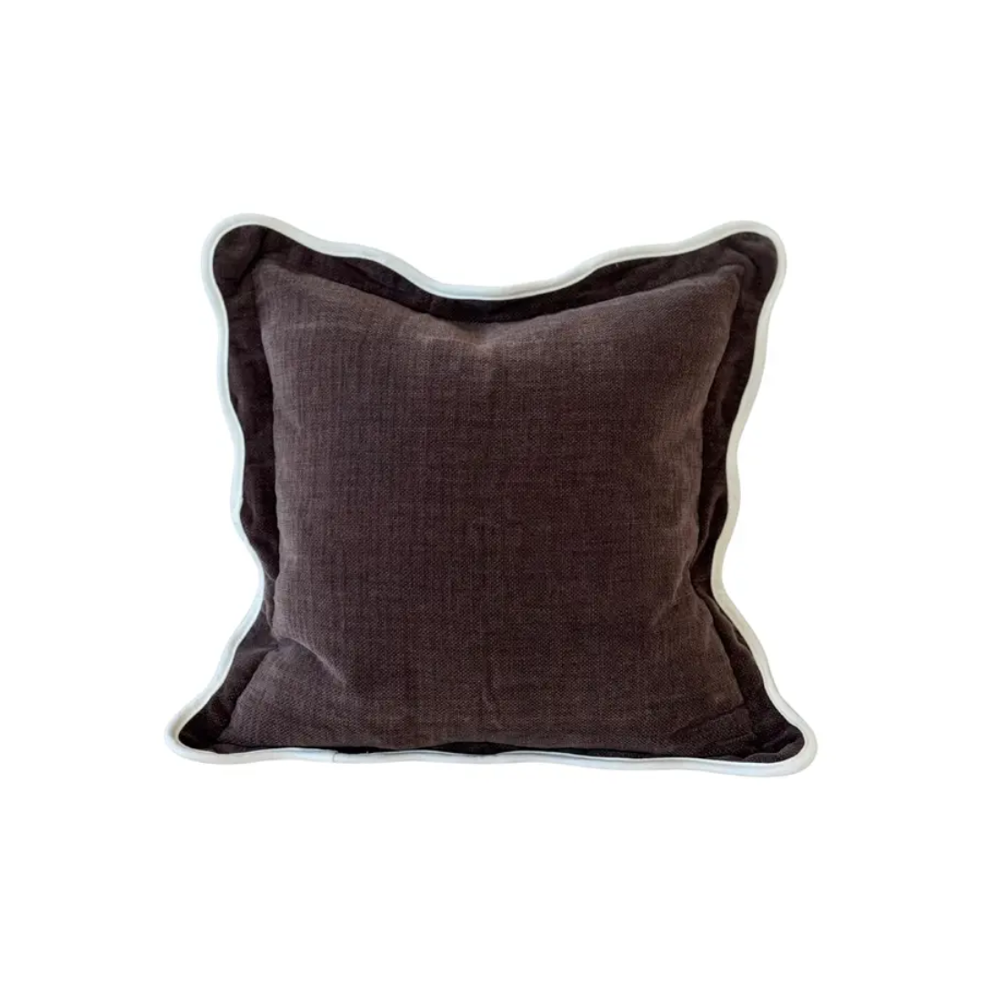 Chloe Square Scalloped Edge Pillow