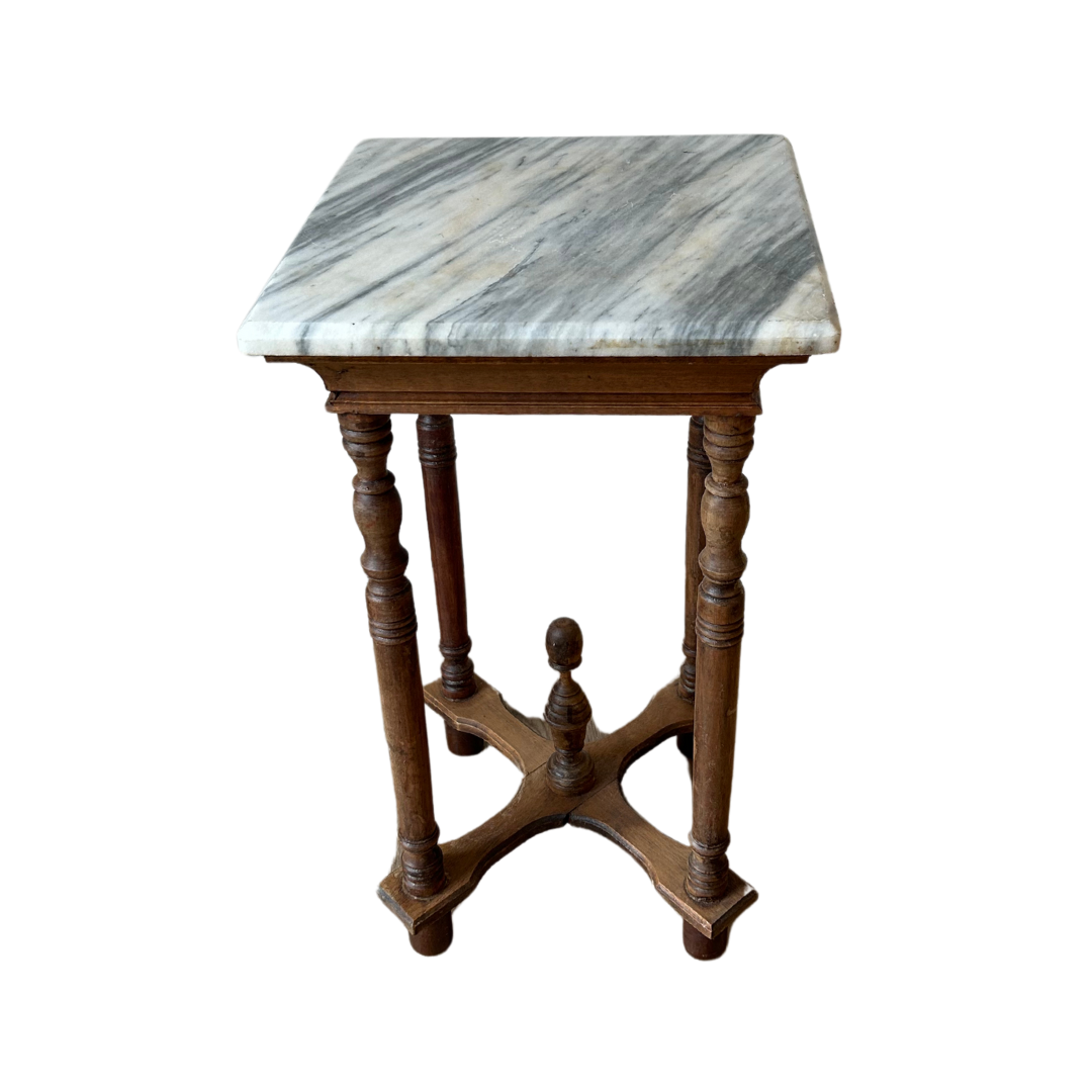 Found Marble Side Table