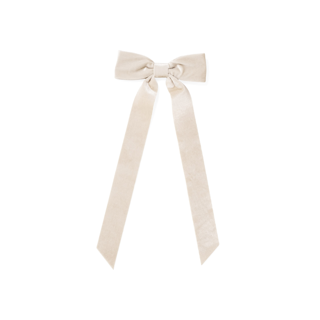 Velvet Large Bow Clip