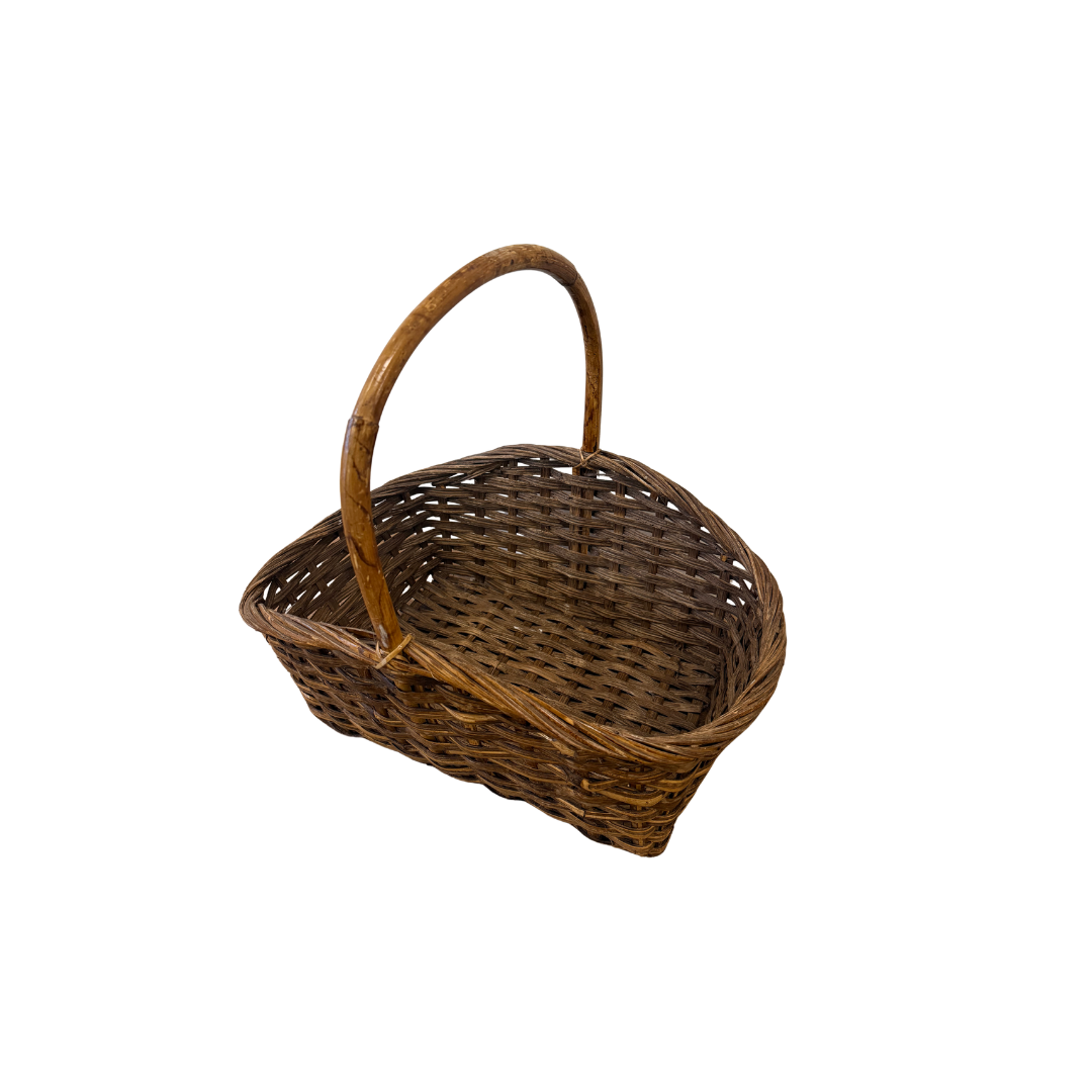 Found Woven Rectangle Basket