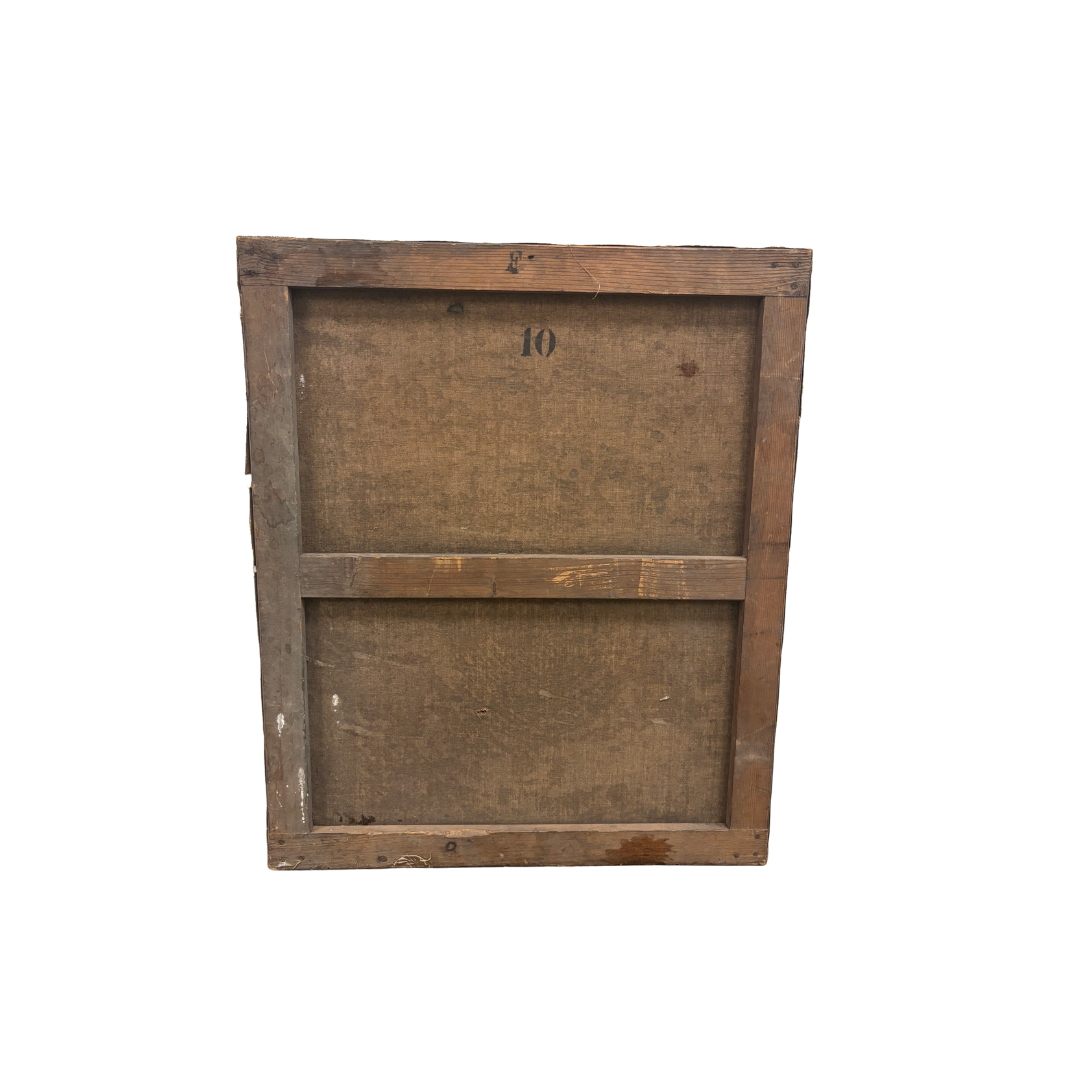 Found Oil Canvas Floral