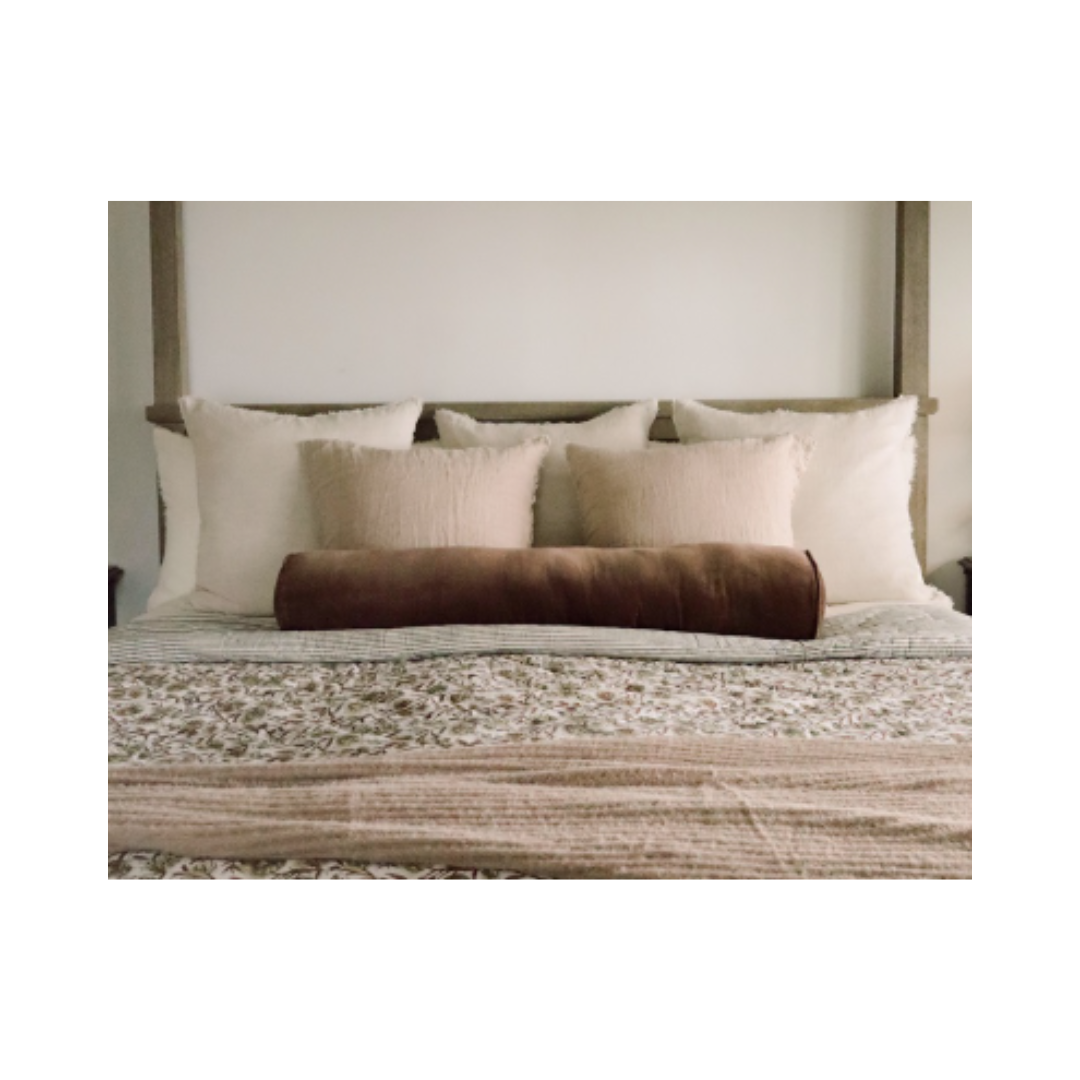 Clove Vera Velvet Long Bolster