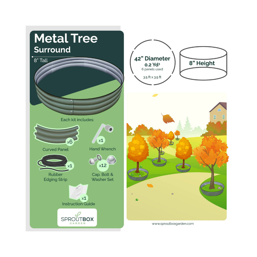 Sproutbox 8&quot; Tall Round Garden Box