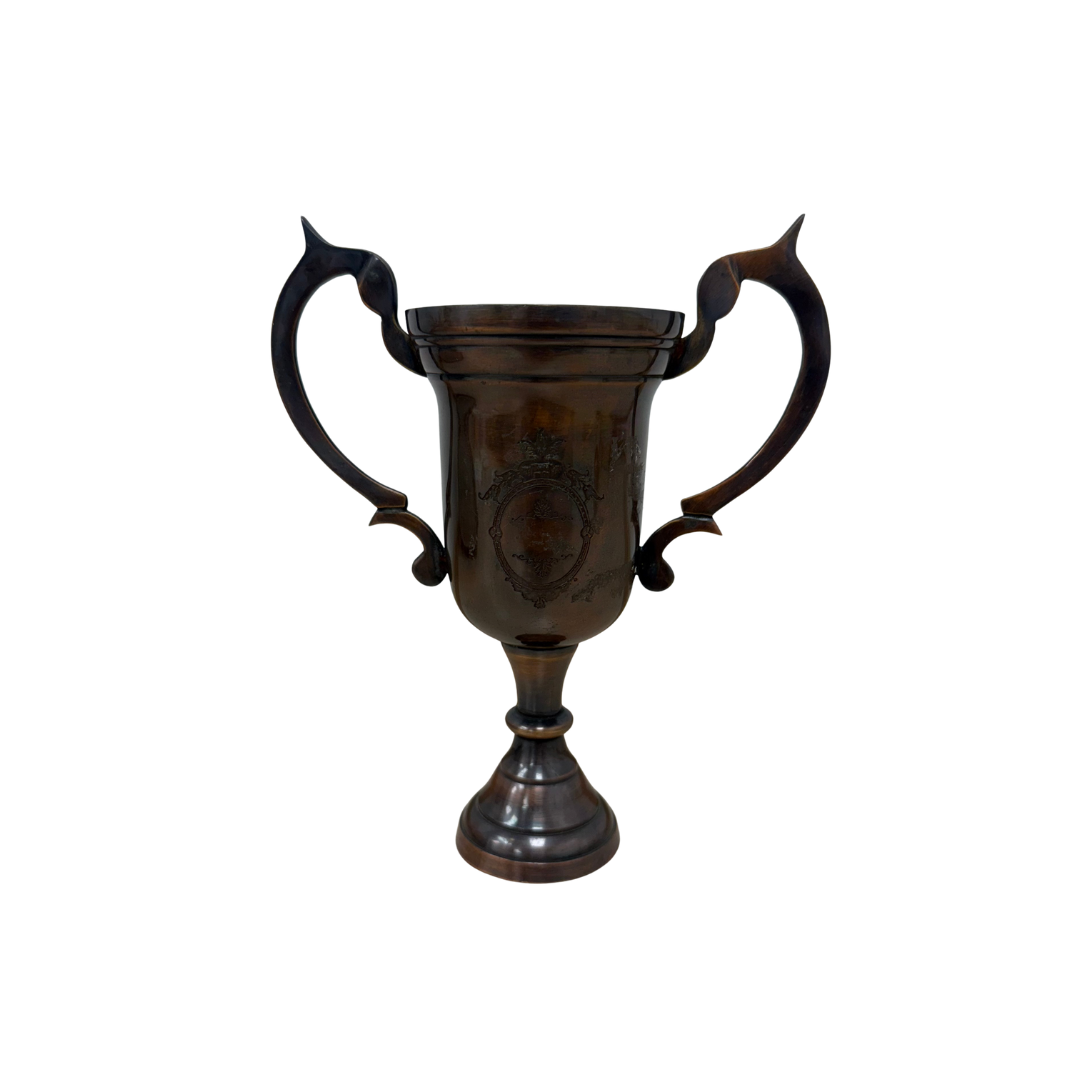 Found Bronze Trophy Vase
